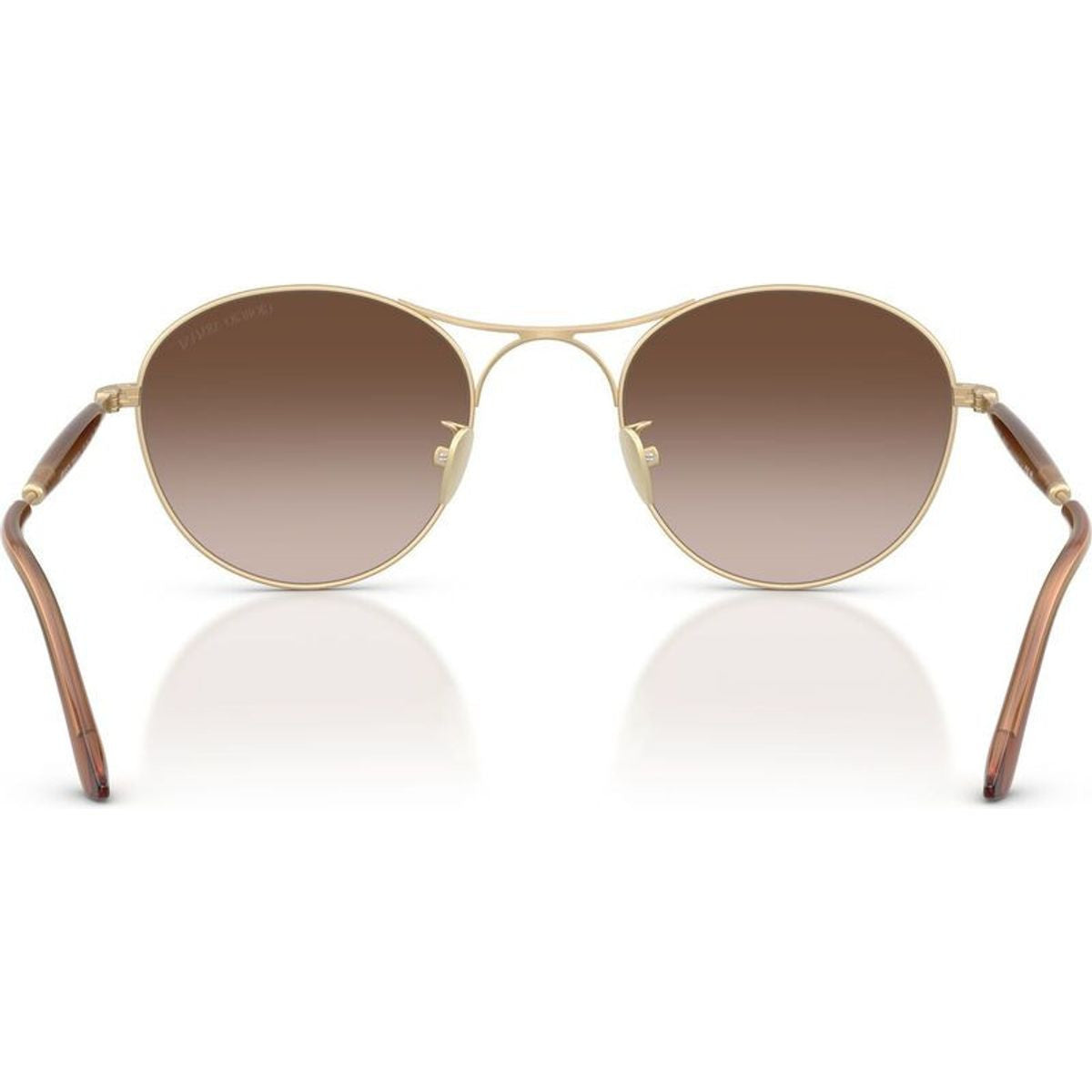 AR6177, Matte Pale Gold/Brown Gradient Lenses
