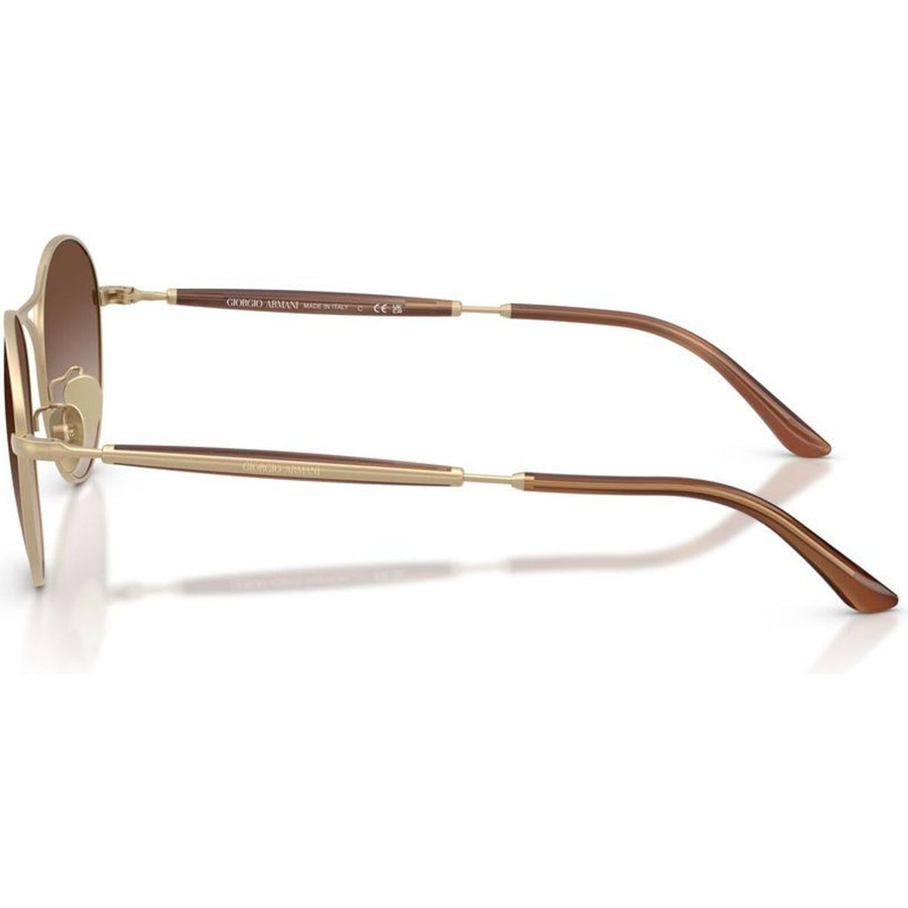 AR6177, Matte Pale Gold/Brown Gradient Lenses