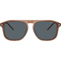 AR8212, Transparent Brown/Blue Glass Lenses