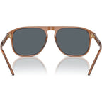 AR8212, Transparent Brown/Blue Glass Lenses