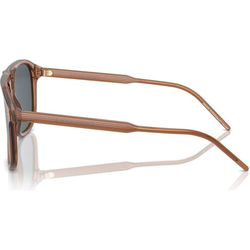 AR8212, Transparent Brown/Blue Glass Lenses