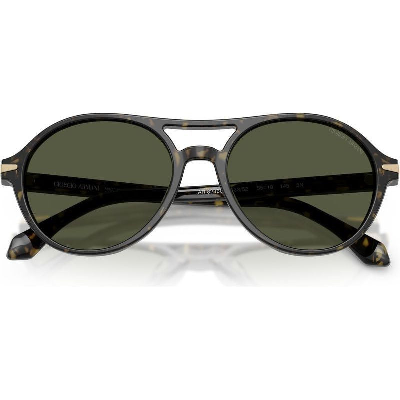 AR8236U, Green Havana/Green Glass Lenses