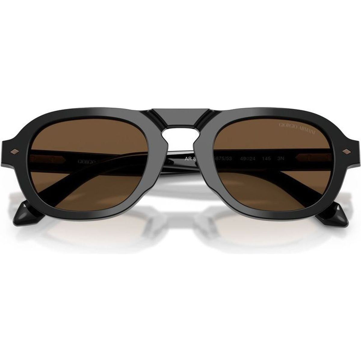 AR8244F, Black/Dark Brown Glass Lenses