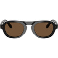 AR8244F, Black/Dark Brown Glass Lenses