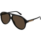GG1286S, Black/Brown Lenses