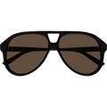 GG1286S, Black/Brown Lenses