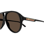 GG1286S, Black/Brown Lenses