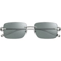 GG1703S, Silver/Green Lenses