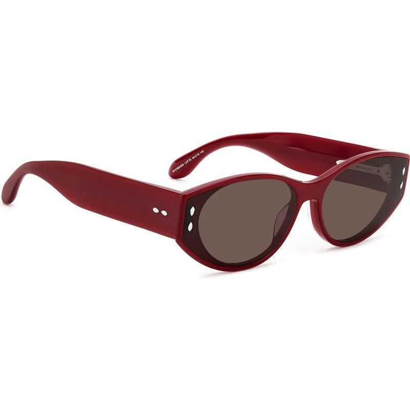 IM 0185/G/S, Burgundy/Brown Lenses