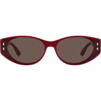 IM 0185/G/S, Burgundy/Brown Lenses