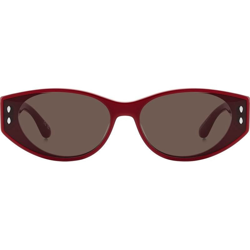 IM 0185/G/S, Burgundy/Brown Lenses