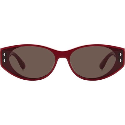 IM 0185/G/S, Burgundy/Brown Lenses