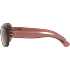 Jackie Ohh RB4101, Transparent Dark Brown/Brown Gradient Polarised Glass Lenses