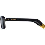 Azzurro, Black and Yellow Gold/Brown Lenses
