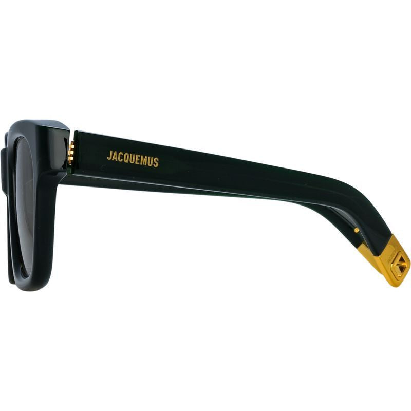 Carino, Black and Silver/Khaki Lenses