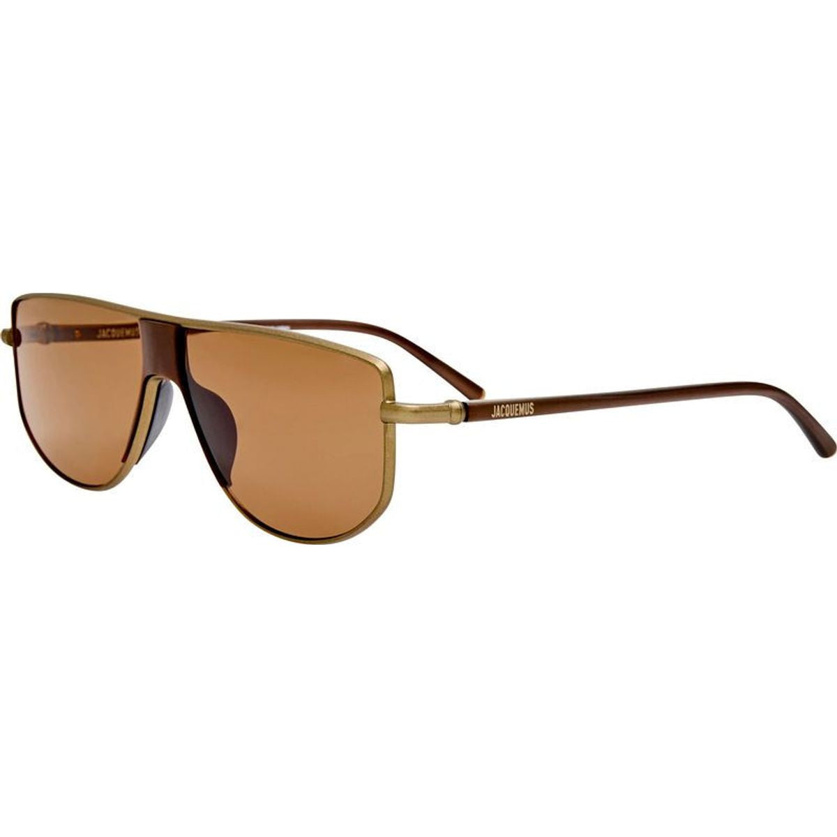 Corsa, Matte Light Gold and Matte Metallic Brown/Brown Lenses