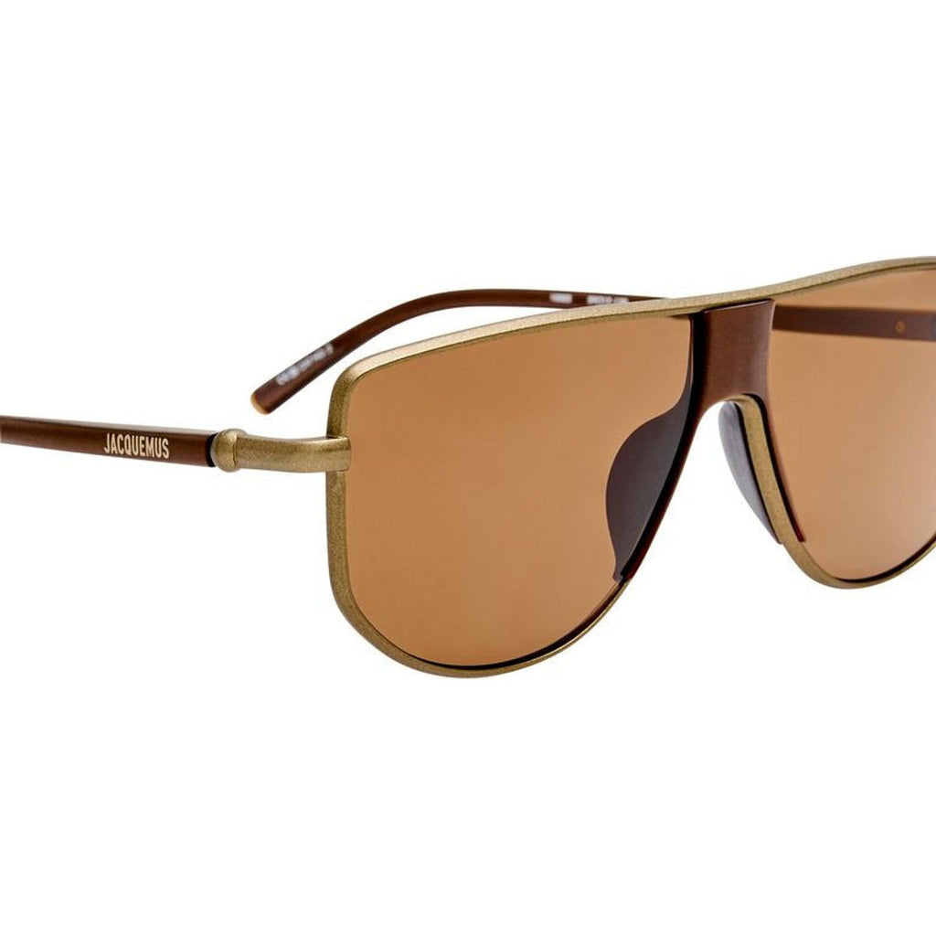 Corsa, Matte Light Gold and Matte Metallic Brown/Brown Lenses