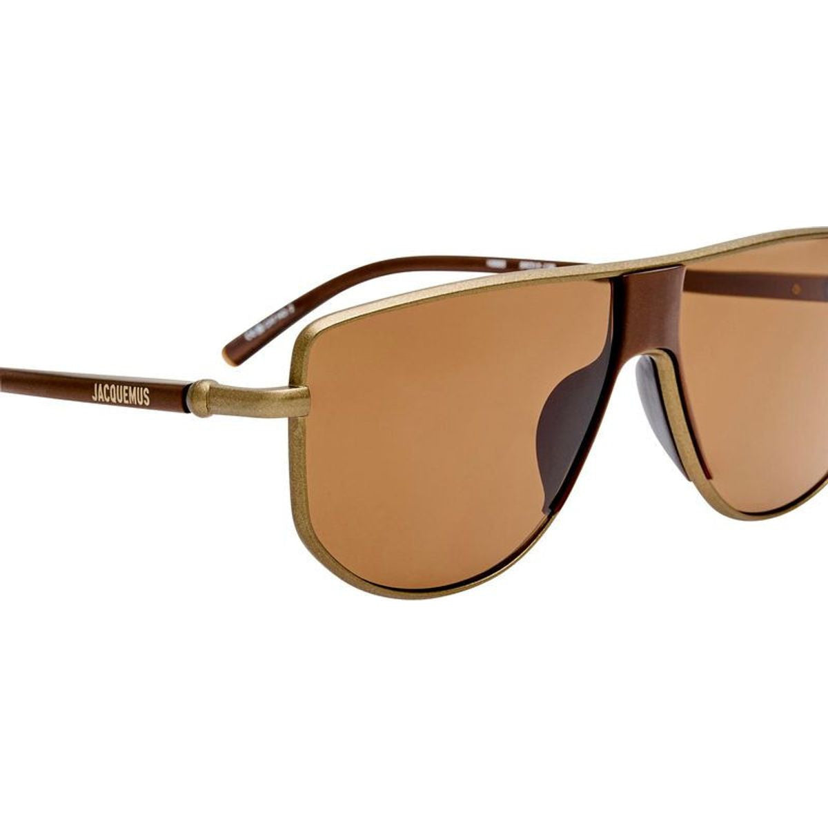 Corsa, Matte Light Gold and Matte Metallic Brown/Brown Lenses