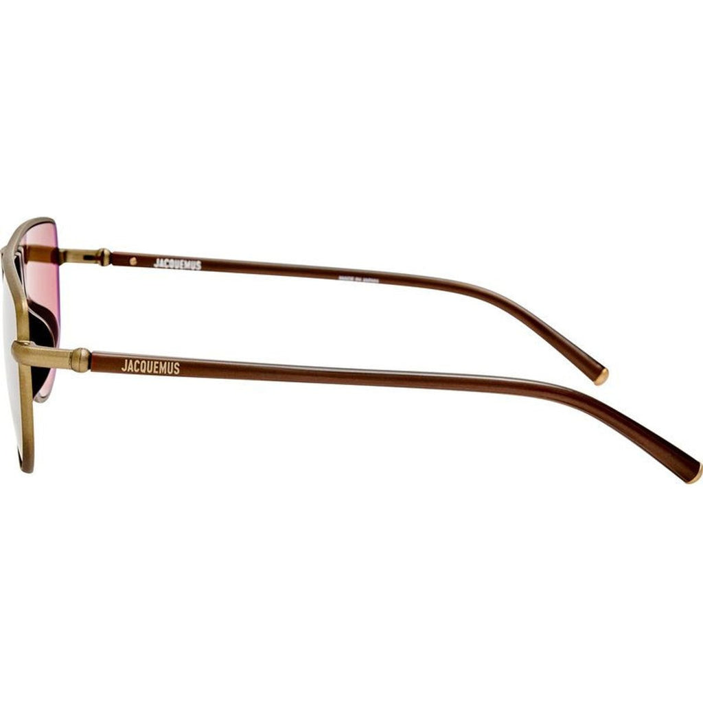 Corsa, Matte Light Gold and Matte Metallic Brown/Brown Lenses