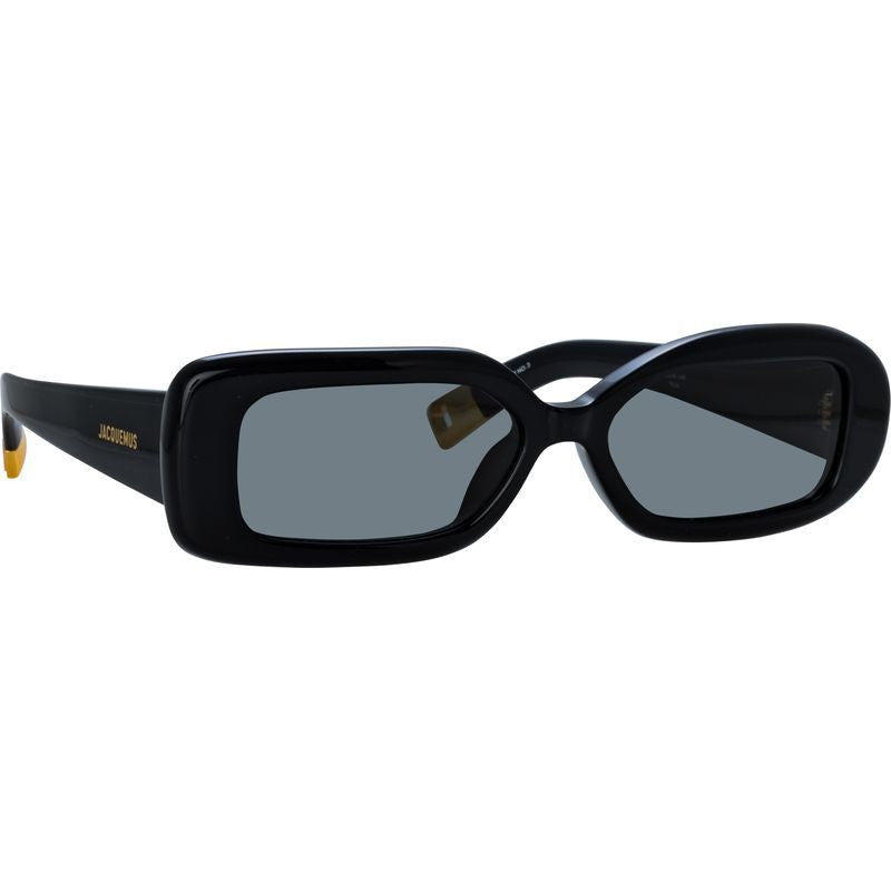 Rond, Black and Yellow Gold/Grey Lenses