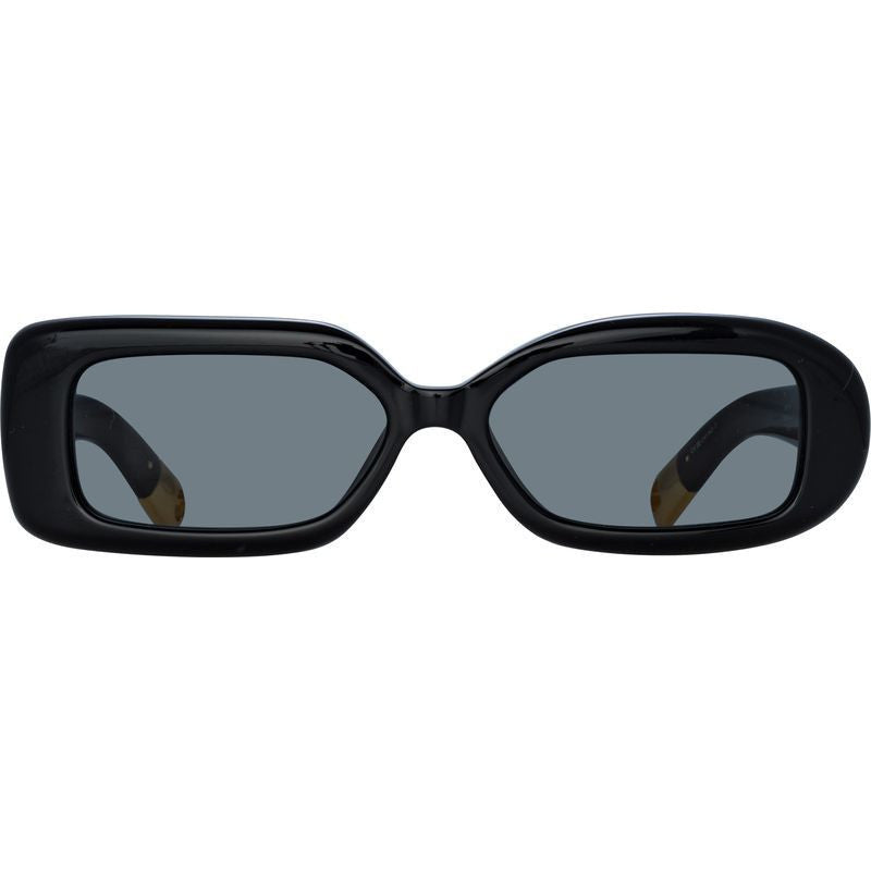 Rond, Black and Yellow Gold/Grey Lenses