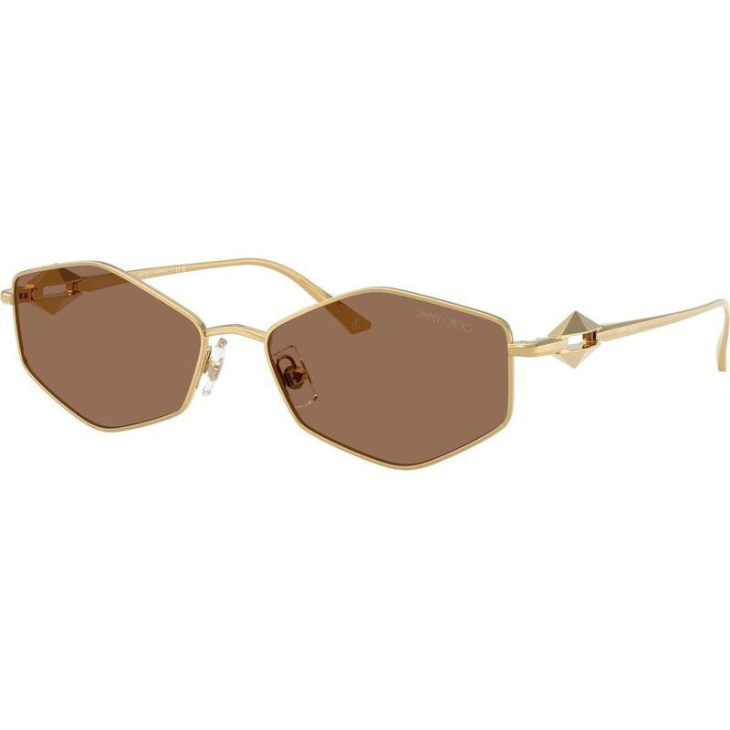 JC4017, Gold/Dark Brown Lenses