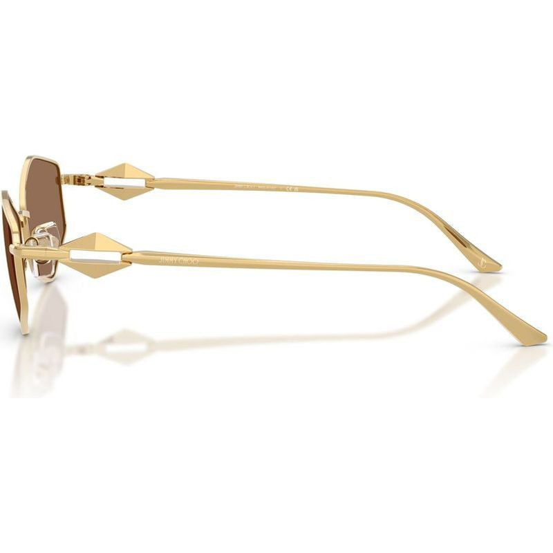 JC4017, Gold/Dark Brown Lenses