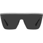 Leah, Silver Black/Grey Lenses