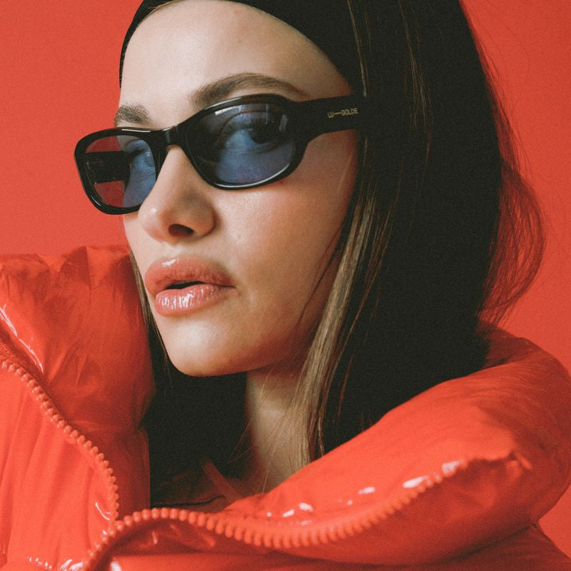 Jordyn, Ash/Blue Lenses