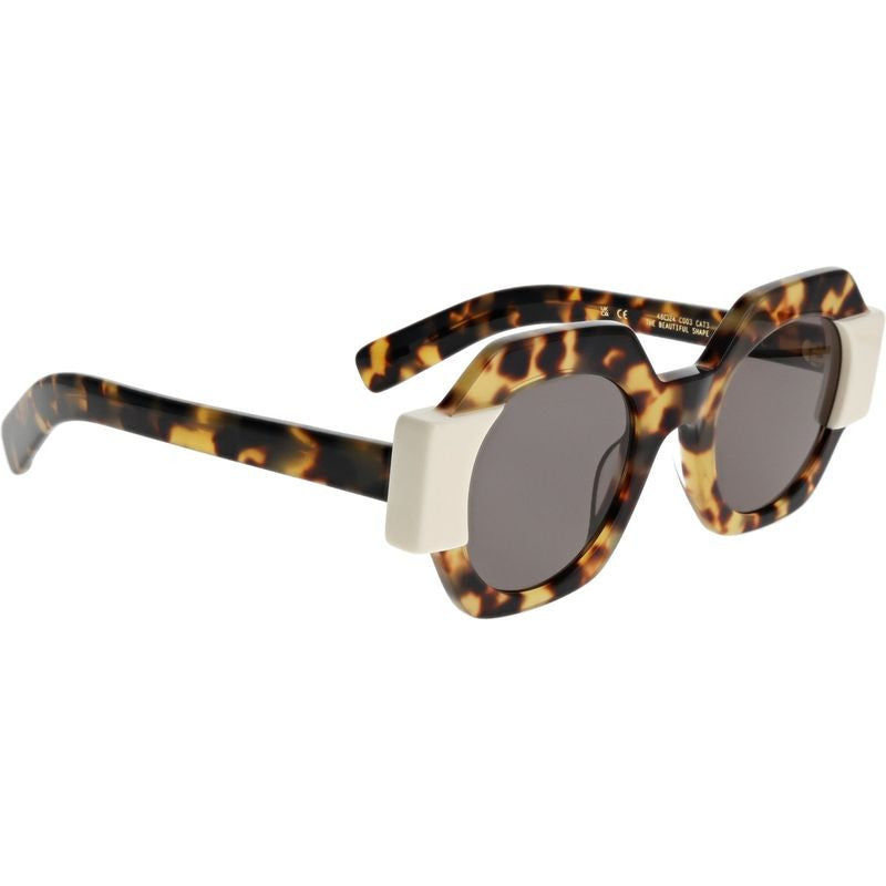 Darnell, Brown Tortoiseshell and White/Dark Grey Lenses
