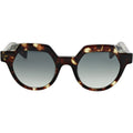 Leblanc, Dark Brown Tortoiseshell/Light Grey and Green Gradient Lenses