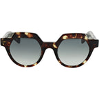 Leblanc, Dark Brown Tortoiseshell/Light Grey and Green Gradient Lenses