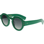 Martin, Monochrome Green/Grey Gradient Lenses