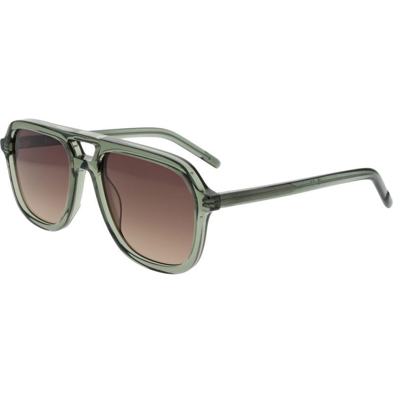 Zerbino, Transparent Green/Brown Gradient Lenses
