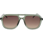Zerbino, Transparent Green/Brown Gradient Lenses