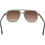 Zerbino, Transparent Green/Brown Gradient Lenses