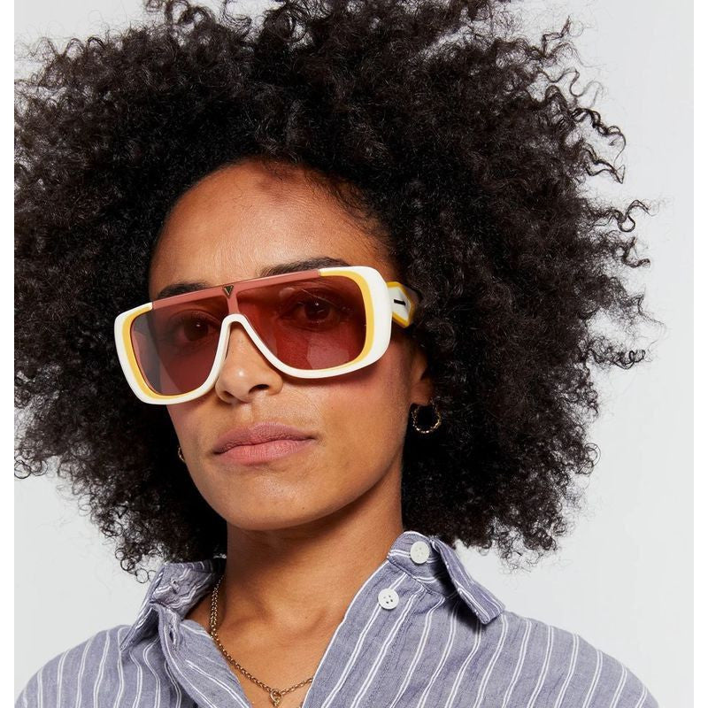 Hexed, Ivory/Pink Tinted Lenses