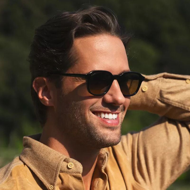 Atlas, Black/Yellow Gradient Photochromic Glass Lenses