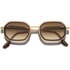 Axum Explorer, Gold and Brown/Sunbrown Gradient Photochromic Glass Lenses