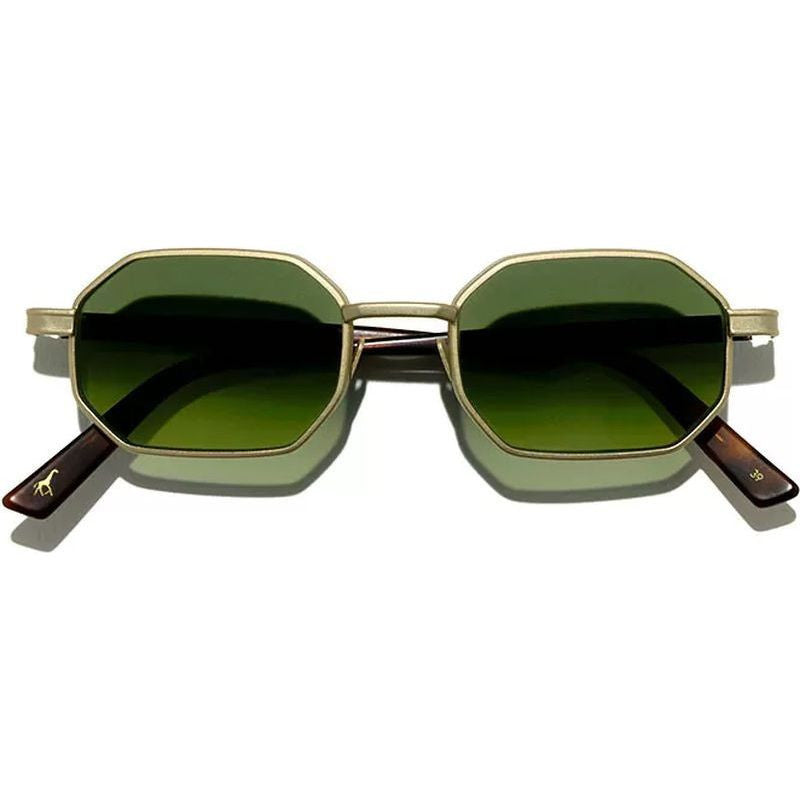 Axum, Matte Gold and Spotted Havana/G15 Gradient Glass Lenses