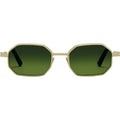 Axum, Matte Gold and Spotted Havana/G15 Gradient Glass Lenses