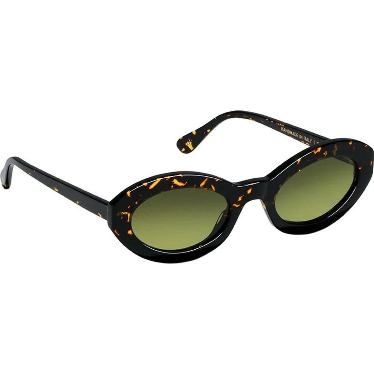 Dawa, Black and Spotted Havana/Vintage Green Gradient Photochromic Glass Lenses