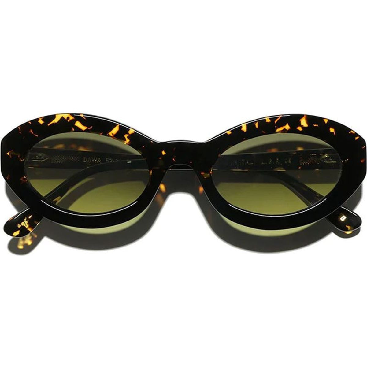 Dawa, Black and Spotted Havana/Vintage Green Gradient Photochromic Glass Lenses