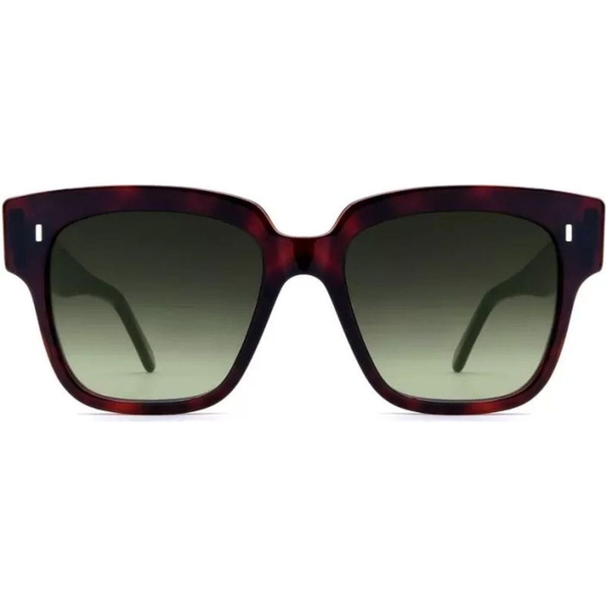 Dakhla Skin, Havana Bordeaux and Pink Leather/Green Gradient Glass Lenses
