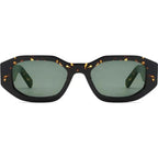 Khartoum, Black Havana/Green Glass Lenses