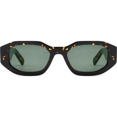 Khartoum, Black Havana/Green Glass Lenses