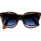 Maji, Spotted Havana/Blue Gradient Glass Lenses