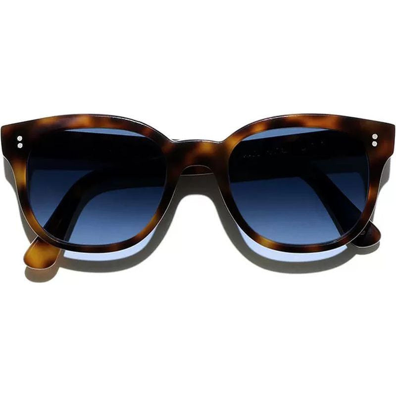 Maji, Spotted Havana/Blue Gradient Glass Lenses