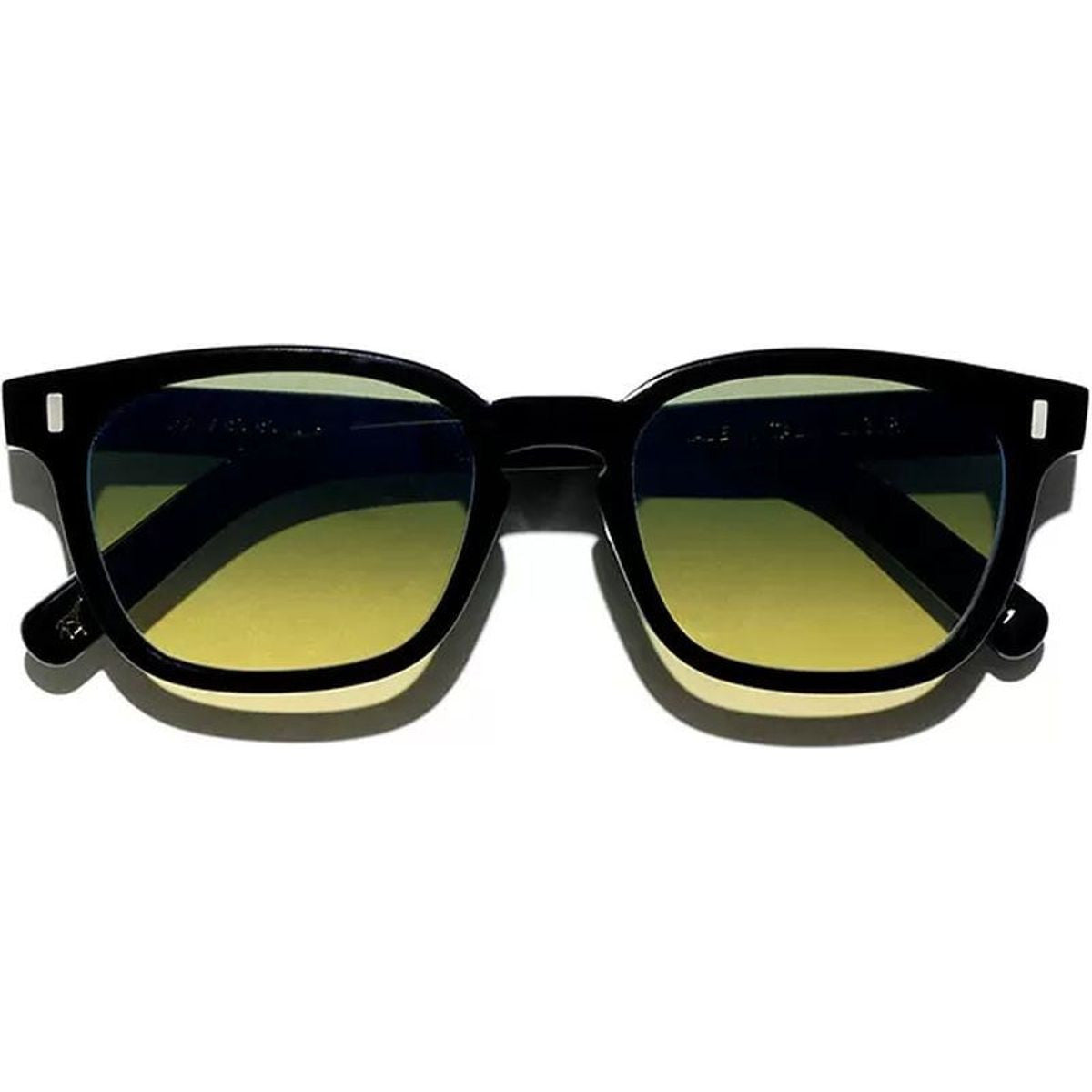 Malabo Bold, Black/Yellow Gradient Photochromic Glass Lenses