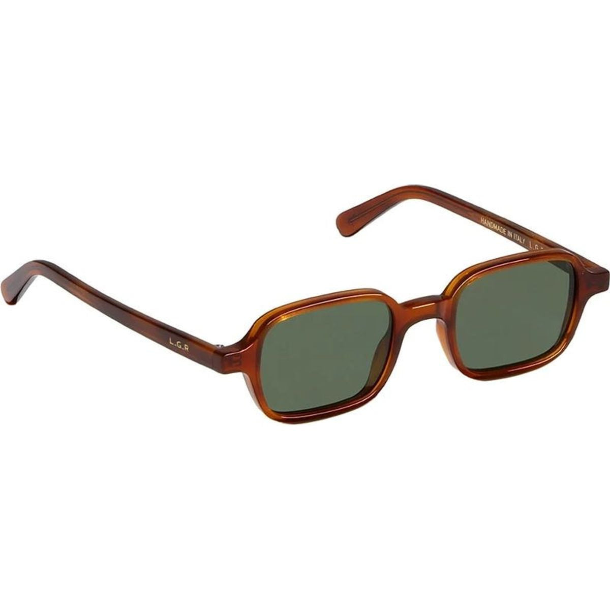Marrakech, Light Havana/Flat Green Glass Lenses